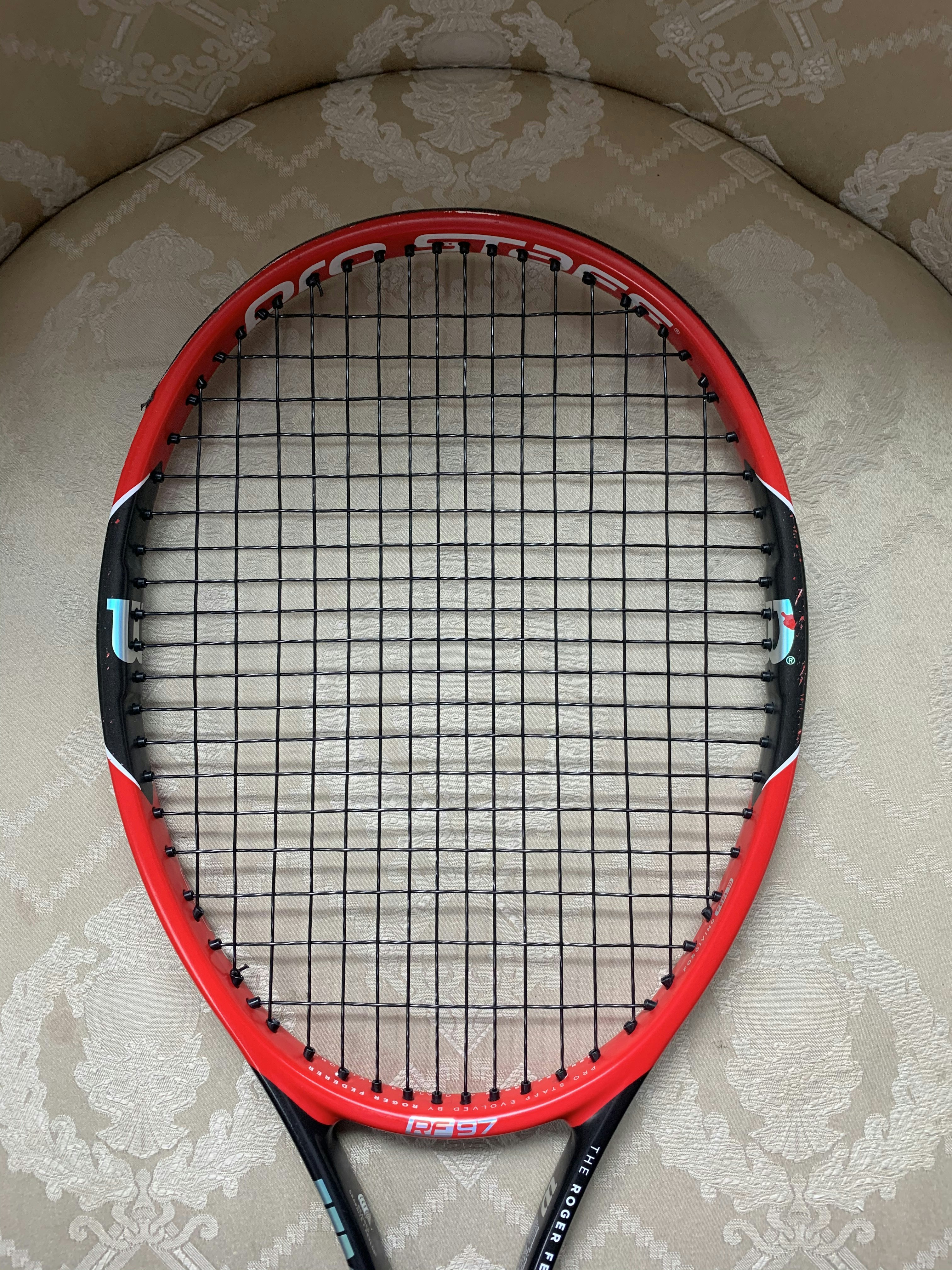 16L Gauge, 1.28mm YTEX PentaPower Twisted Black Tennis Racquet String 